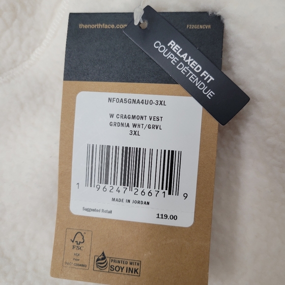 THE‎ NORTH FACE Cragmont Fleece Vest | 3XL - Picture 7 of 10
